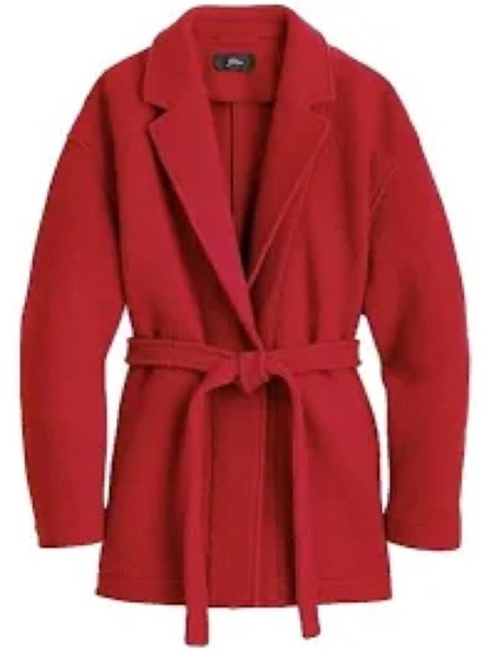J.Crew Camille Short Wrap Coat is crafted from 100% Italian boiled wool Sz S